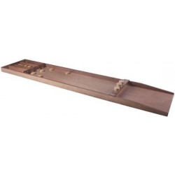Longfield sjoelbak Luxe 30 sjoelschijven Beukenhout